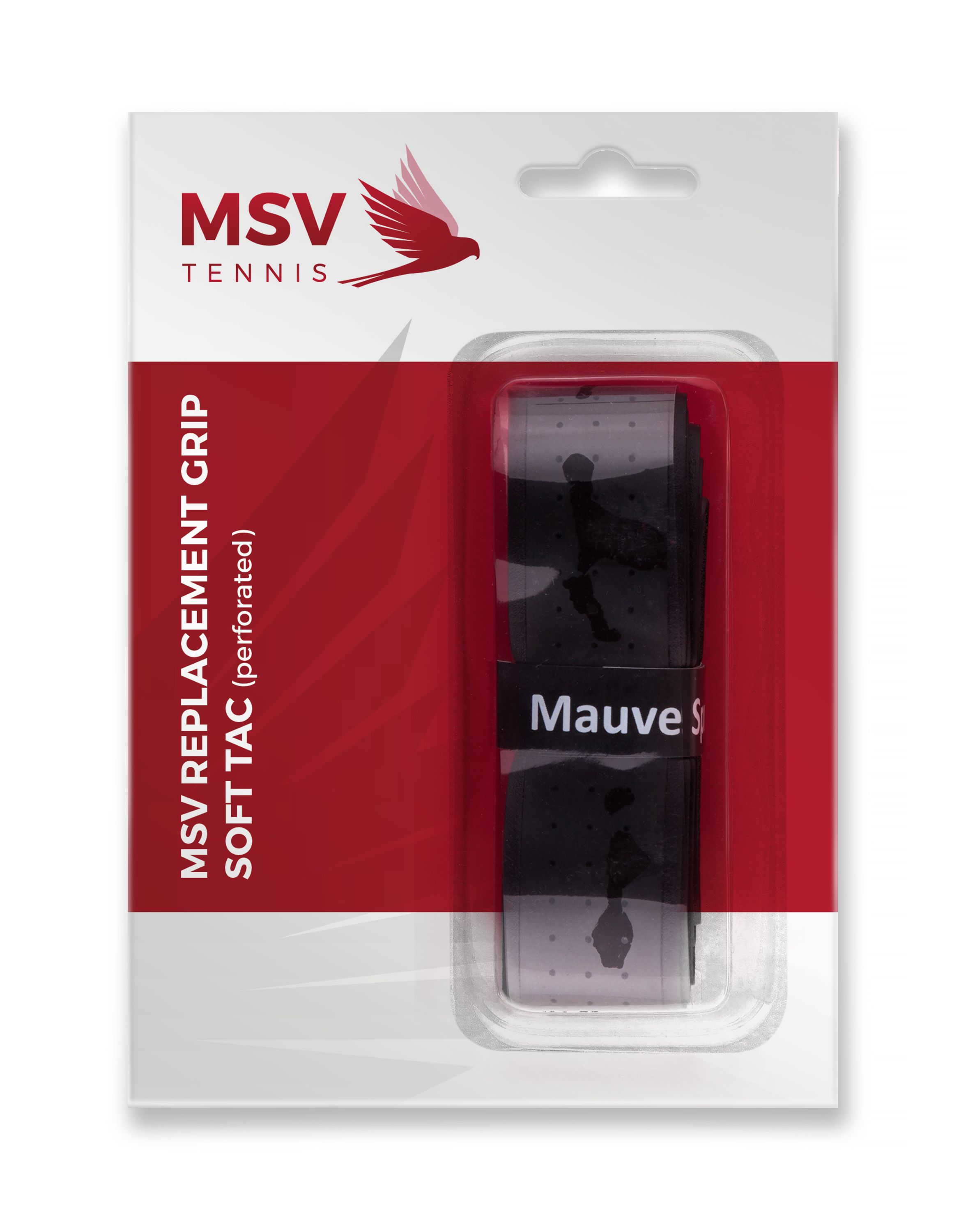 MSV Basic Grip Soft Tac perforated, black